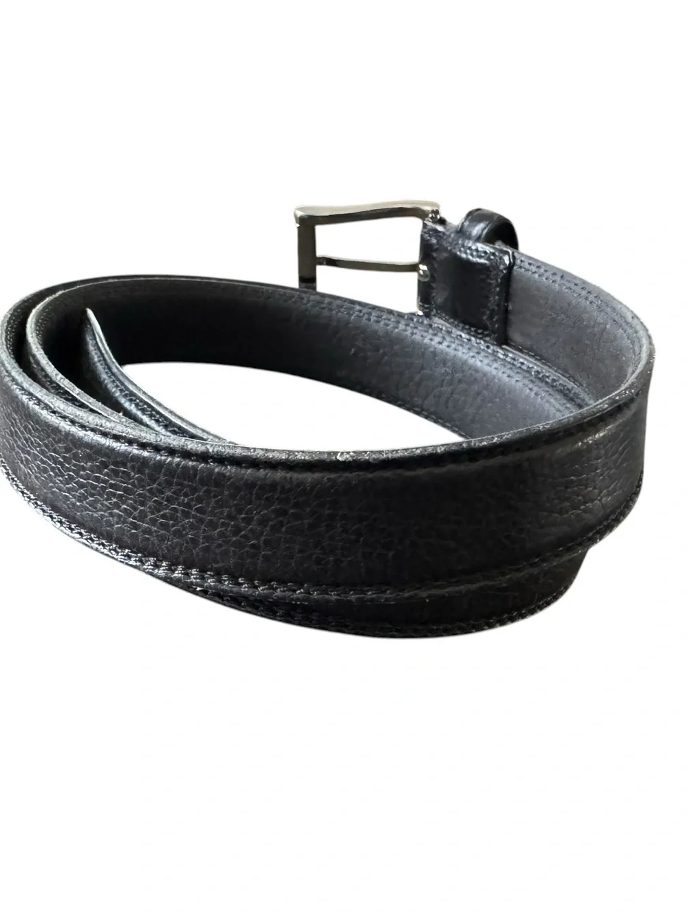 Carmina's timeless, classic plain dress belt size 40